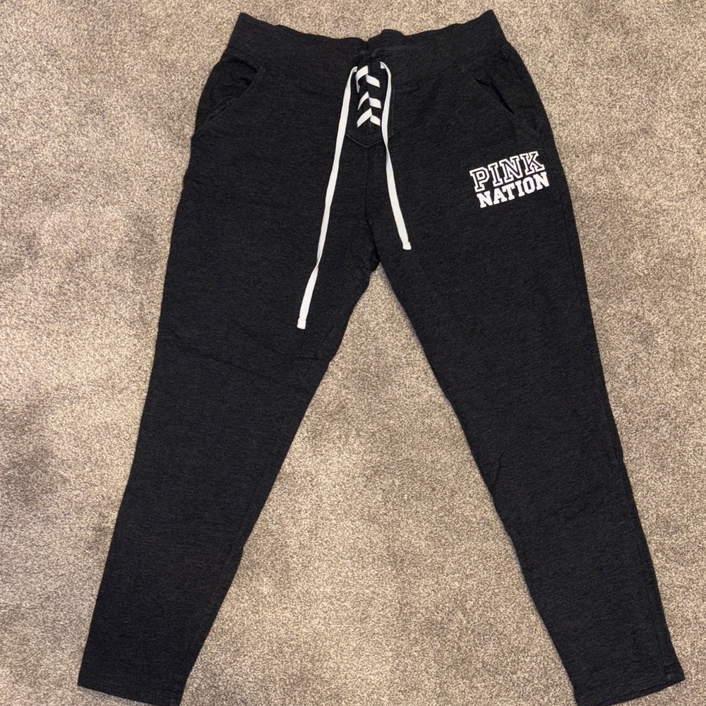 Victoria Secret Pink Black Joggers